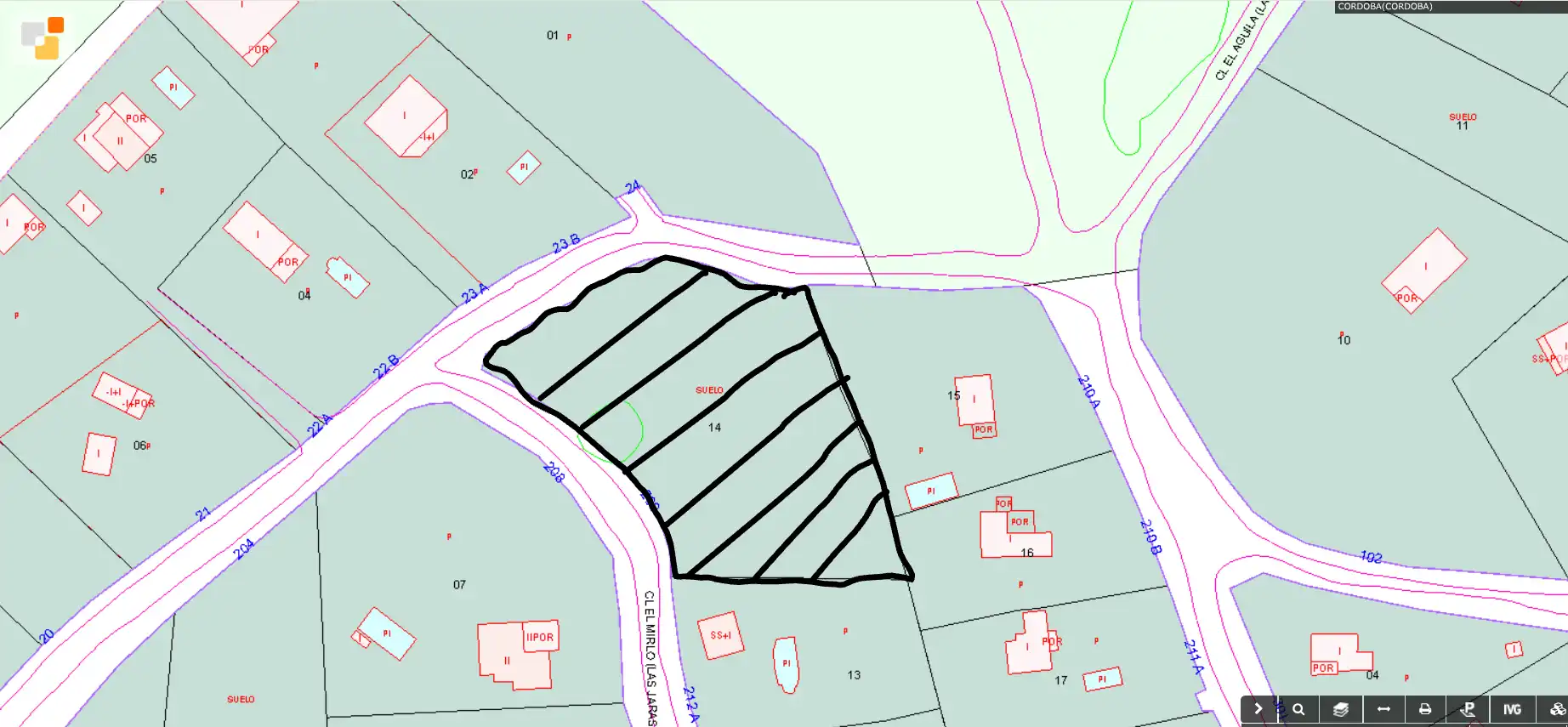Terreny residencial en venda a Avenida las Palomas 22