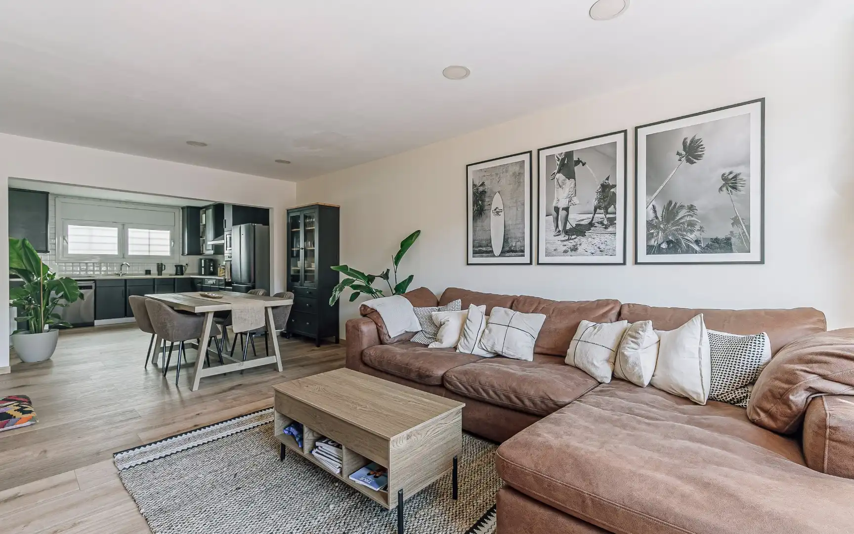 Sala d'estar de Àtic en venda en Badalona amb Aire condicionat, Calefacció i Terrassa