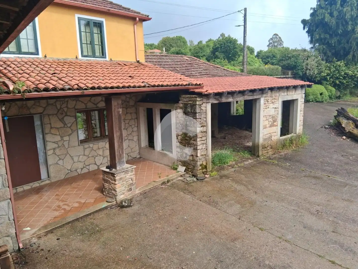 Vista exterior de Casa o chalet en venta en Lalín con Jardín privado