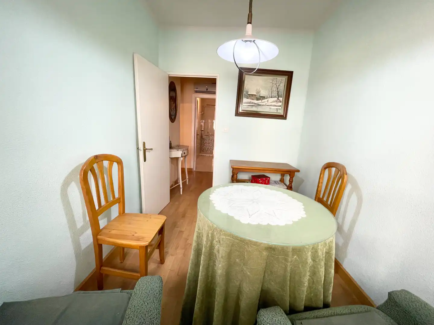Dining room of Flat for sale in Salamanca  with Heating, Storage room and Furnished