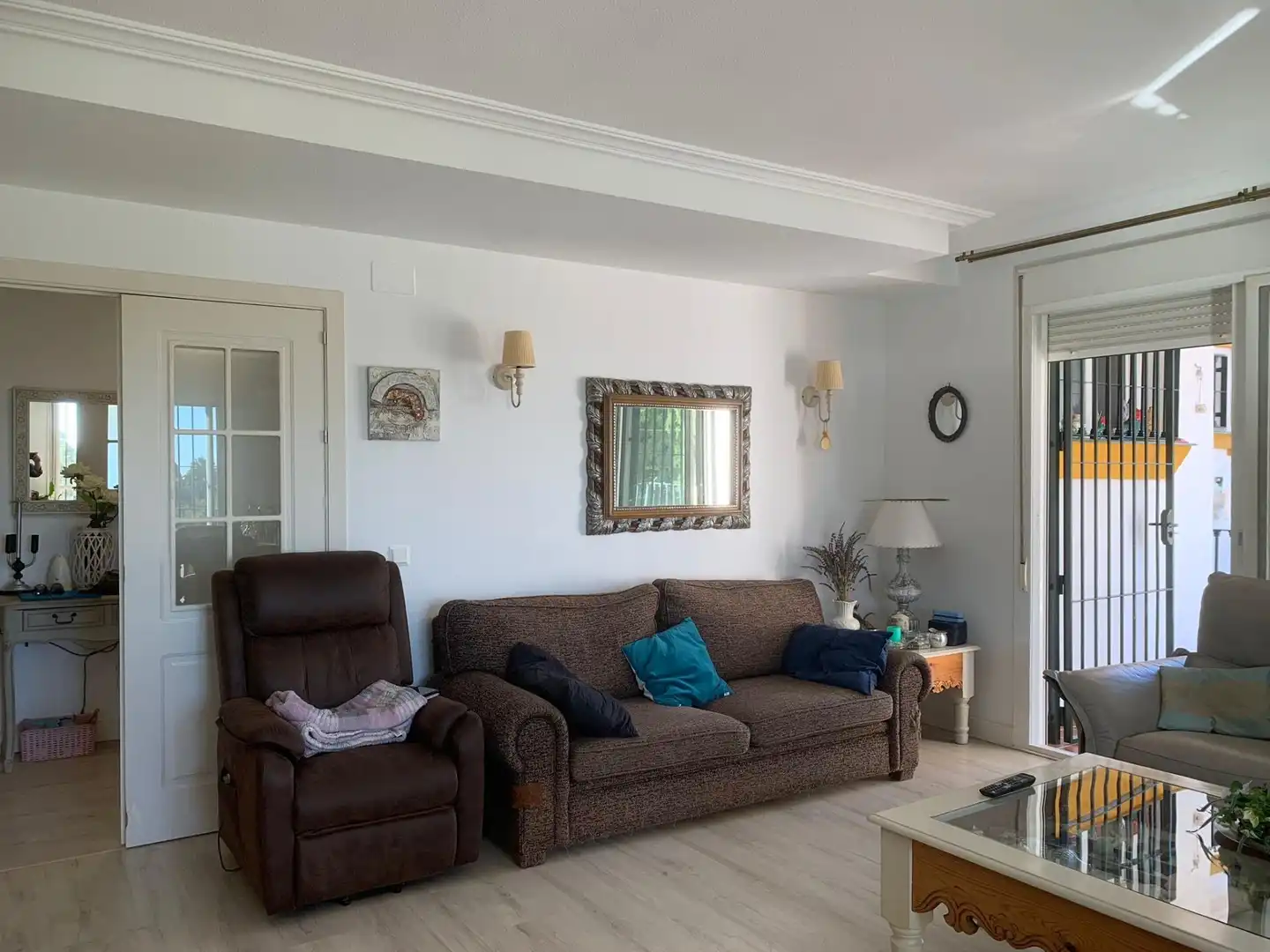 Sala de estar de Apartamento en venta en Marbella con Aire acondicionado, Calefacción y Jardín privado