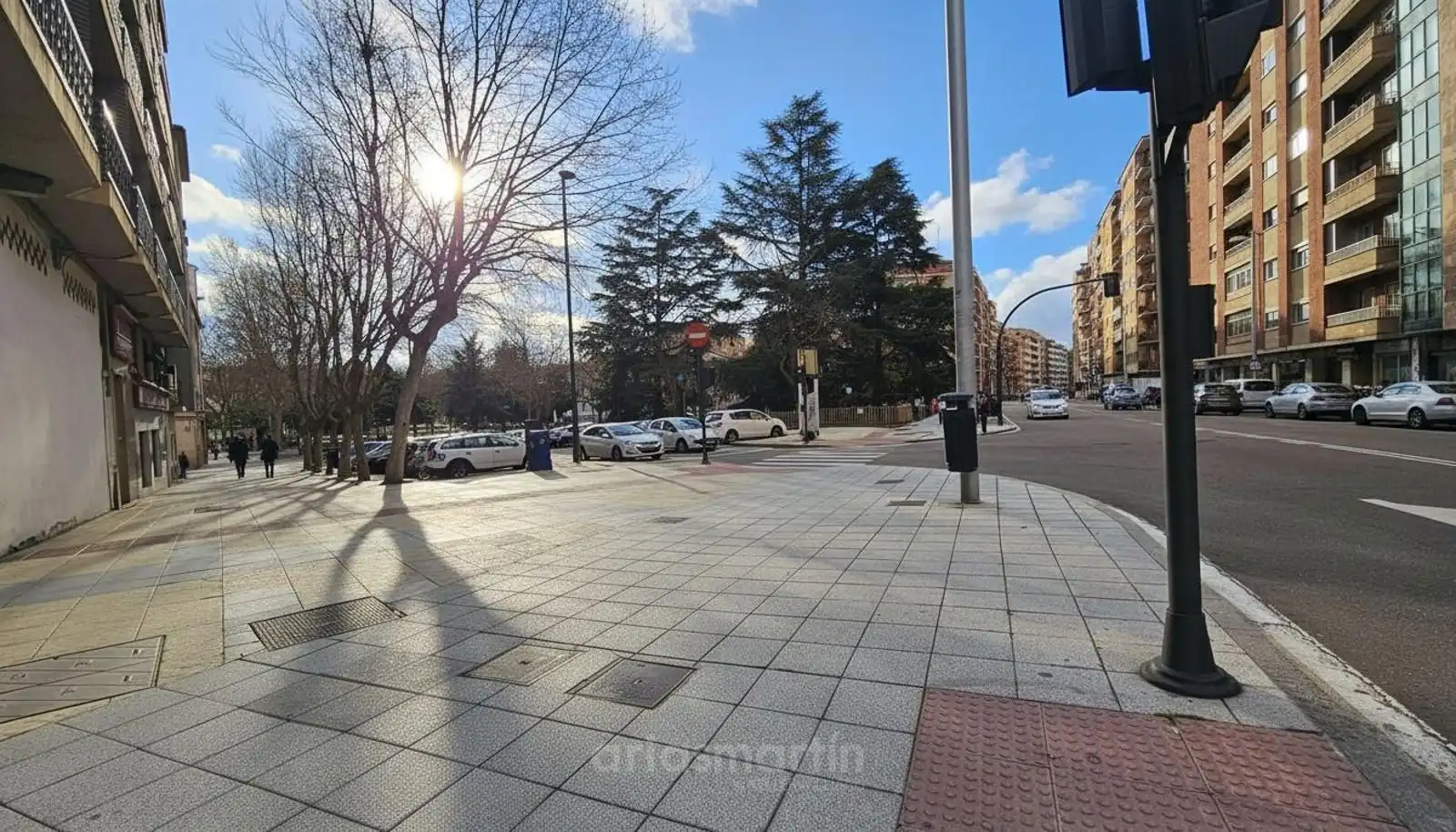 Vista exterior de Piso de alquiler en Salamanca con Calefacción, Terraza y Amueblado