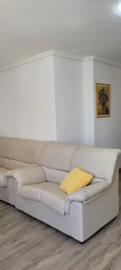 Sala de estar de Piso de alquiler en Cuenca con Calefacción, Parquet y Amueblado
