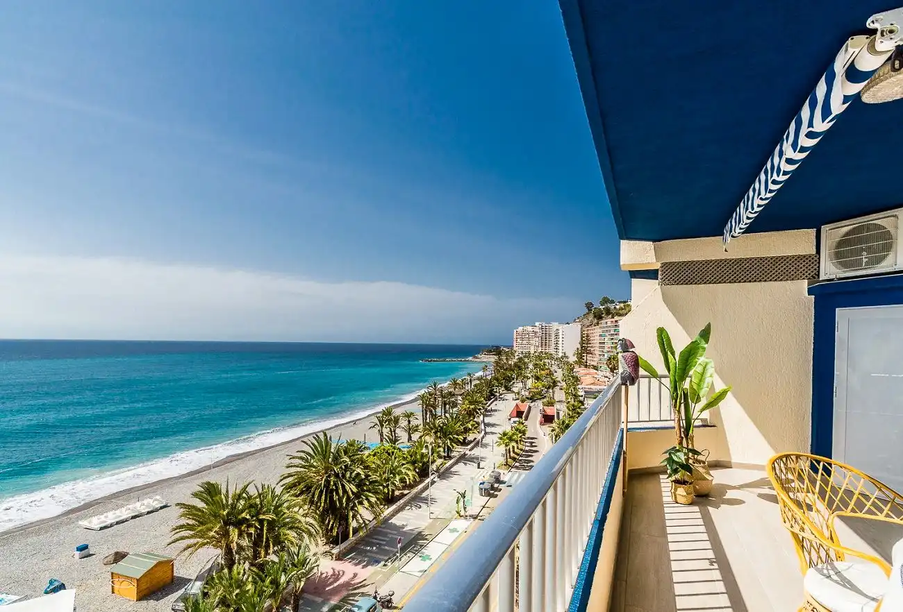 Bedroom of Apartments for rent in Almuñécar  with Air Conditioner, Heating and Terrace