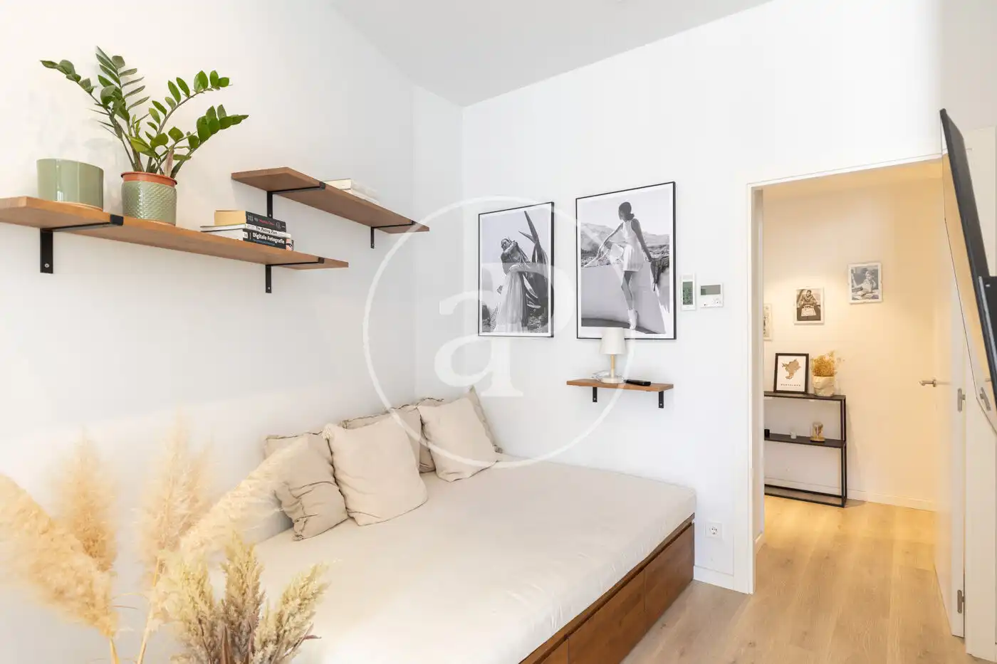 Schlafzimmer von Wohnung zum Verkauf in Barcelona mit Klimaanlage, Heizung und Terrasse