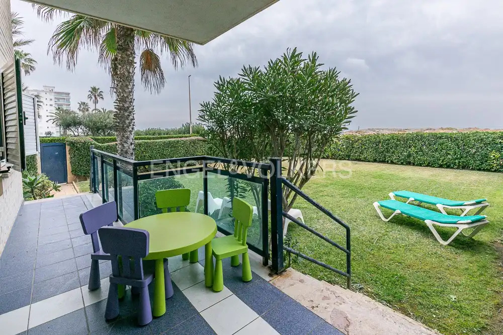 Terraza de Apartamento en venta en Xeraco con Aire acondicionado, Calefacción y Jardín privado