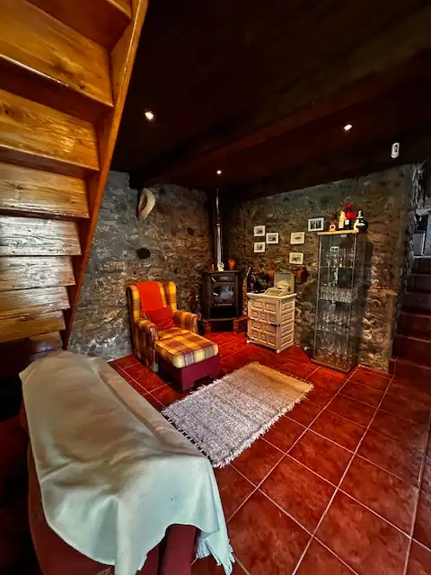 Sala de estar de Casa adosada en venta en Candamo con Calefacción, Jardín privado y Terraza