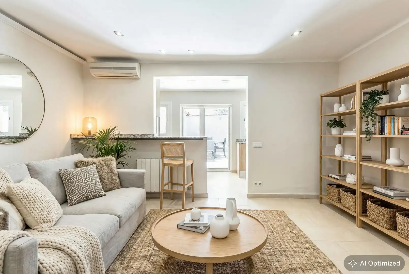 Living room of Houses for sale in Barcelona  with Air Conditioner, Heating and Terrace