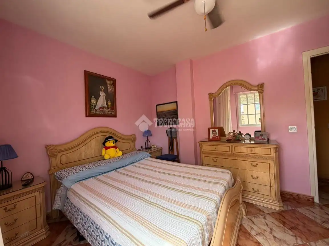 Schlafzimmer von Wohnung zum Verkauf in Málaga mit Heizung, Terrasse und Möbliert