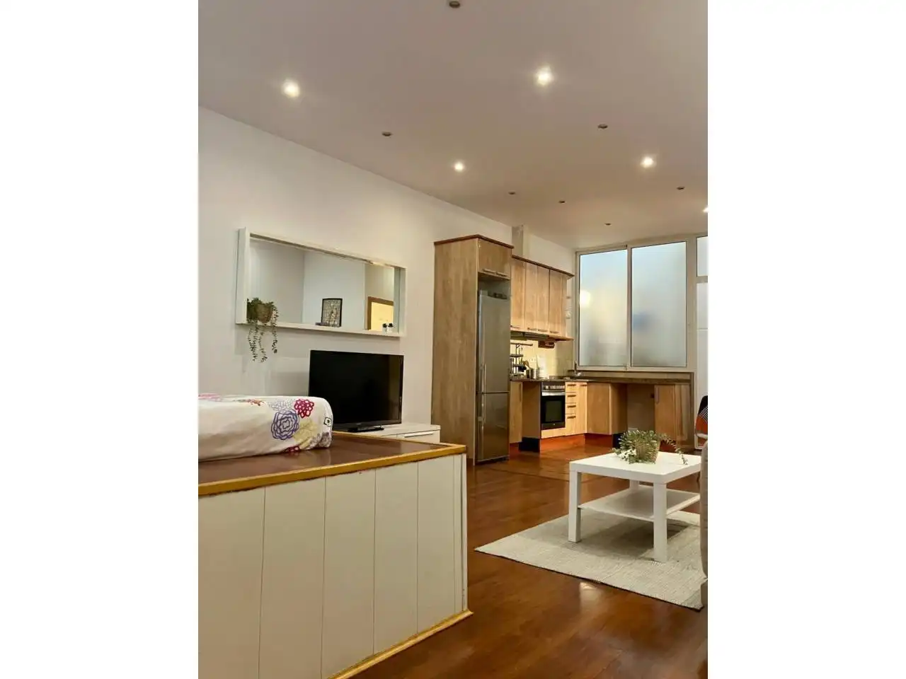 Kitchen of Flat for rent in Barcelona  with Air Conditioner, Heating and Private garden