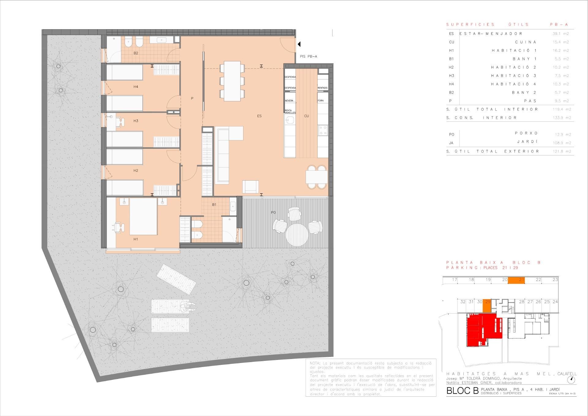 Planta baja for sale in Calafell  with Private garden, Terrace and Community pool