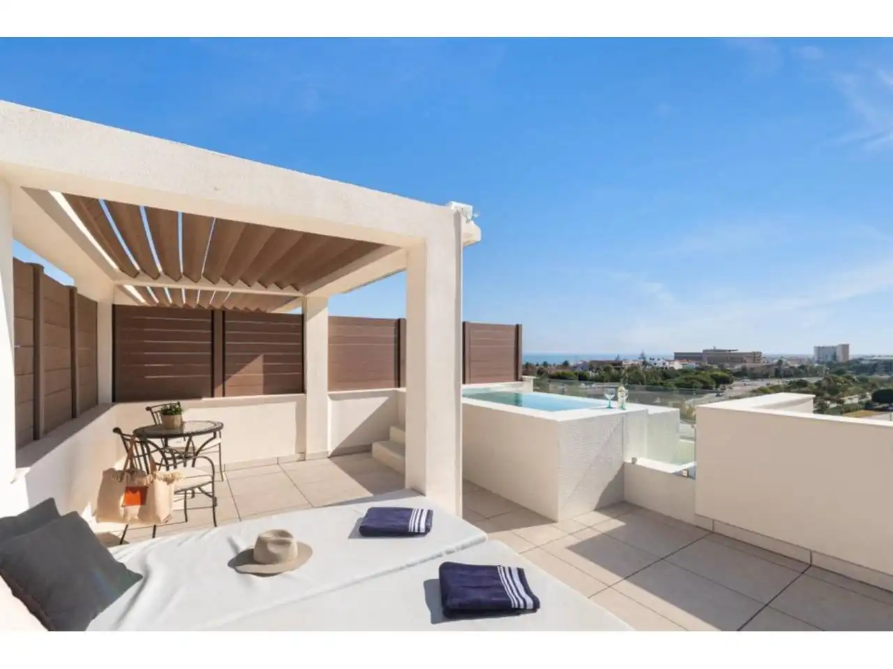 Terraza de Ático en venta en Mijas con Aire acondicionado, Terraza y Trastero