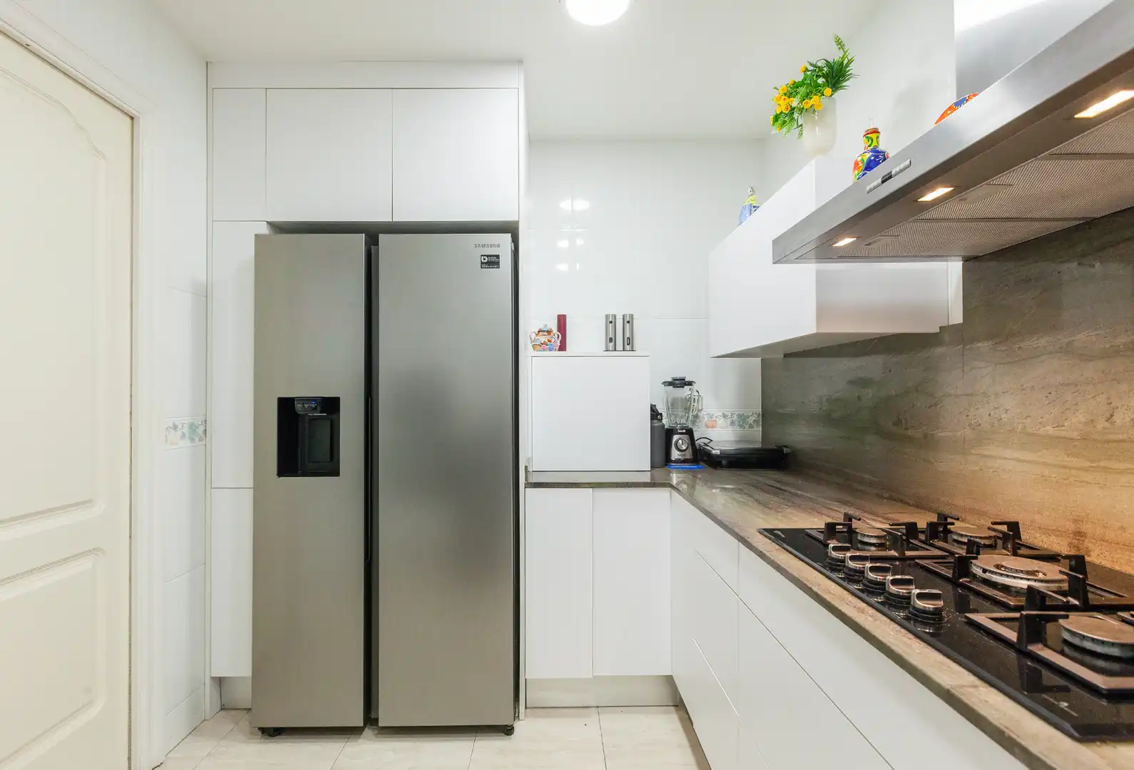 Küche von Wohnung zum Verkauf in Barcelona mit Klimaanlage, Heizung und Möbliert