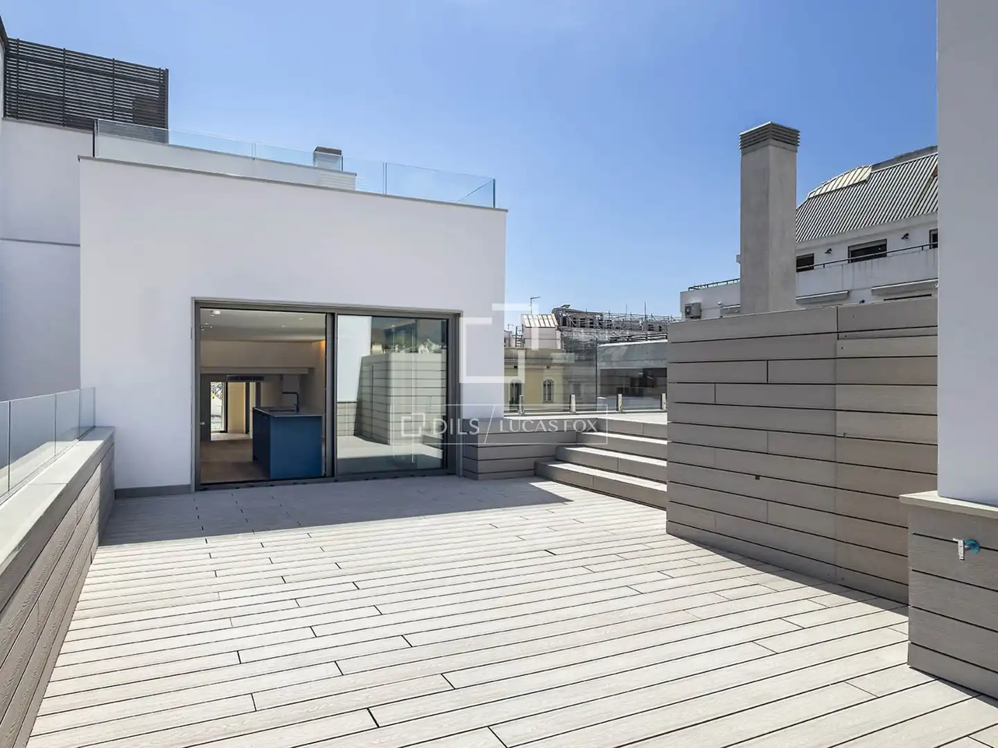 Terrace of Attic for sale in Barcelona  with Air Conditioner, Terrace and Swimming Pool