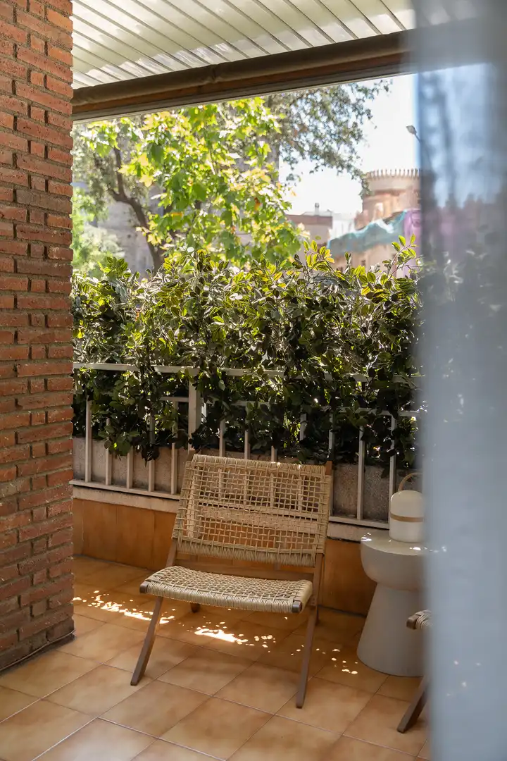 Balcony of Flat for sale in Barcelona  with Air Conditioner and Terrace