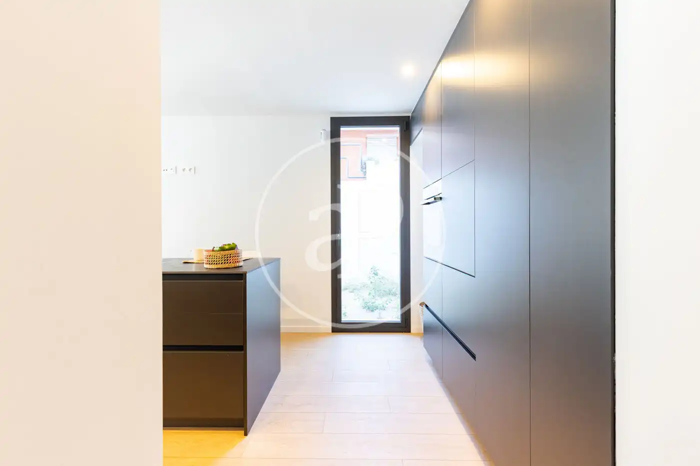 Küche von Wohnung zum Verkauf in Sant Cugat del Vallès mit Klimaanlage, Heizung und Privatgarten