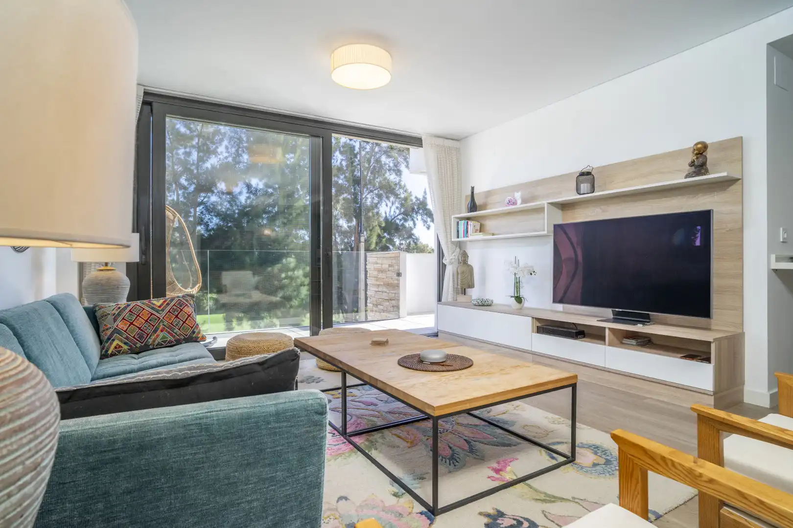 Wohnzimmer von Wohnungen zum Verkauf in Mijas mit Klimaanlage, Terrasse und Abstellraum