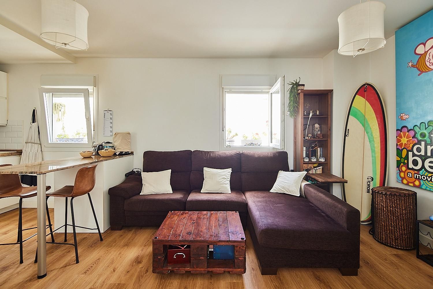 Sala d'estar de Àtic en venda en  Cádiz Capital amb Terrassa