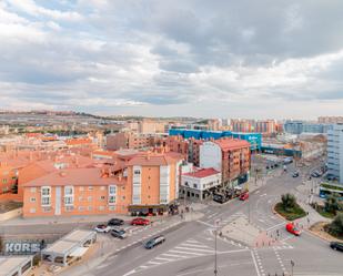 Exterior view of Attic for sale in  Madrid Capital  with Heating, Terrace and Storage room