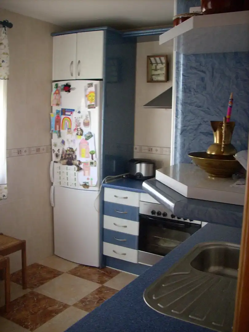Cocina de Casa adosada en venta en Santa Cruz del Retamar con Calefacción, Jardín privado y Terraza