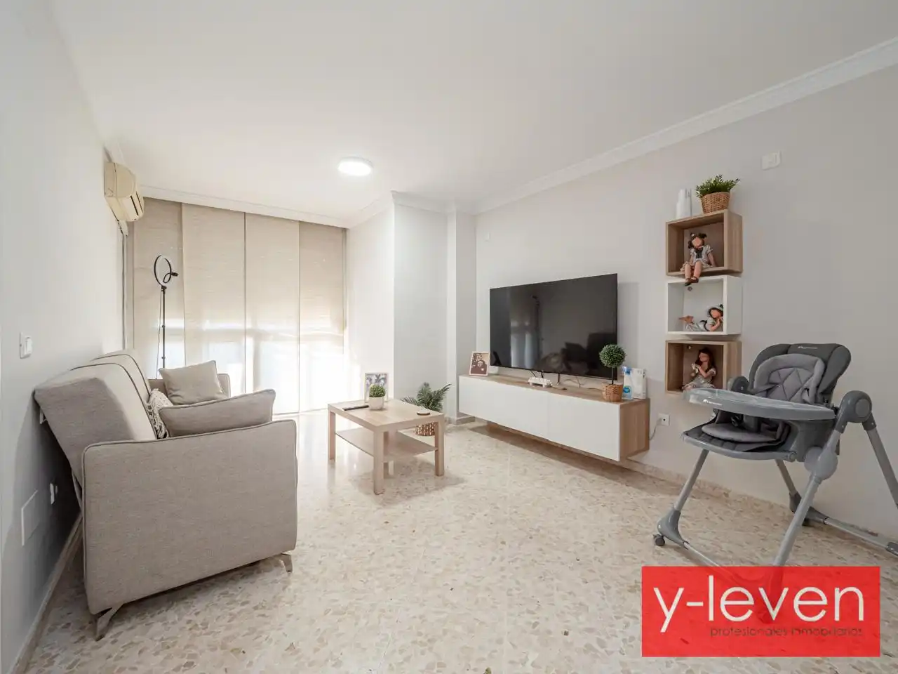 Living room of Flat for sale in Málaga  with Air Conditioner and Terrace