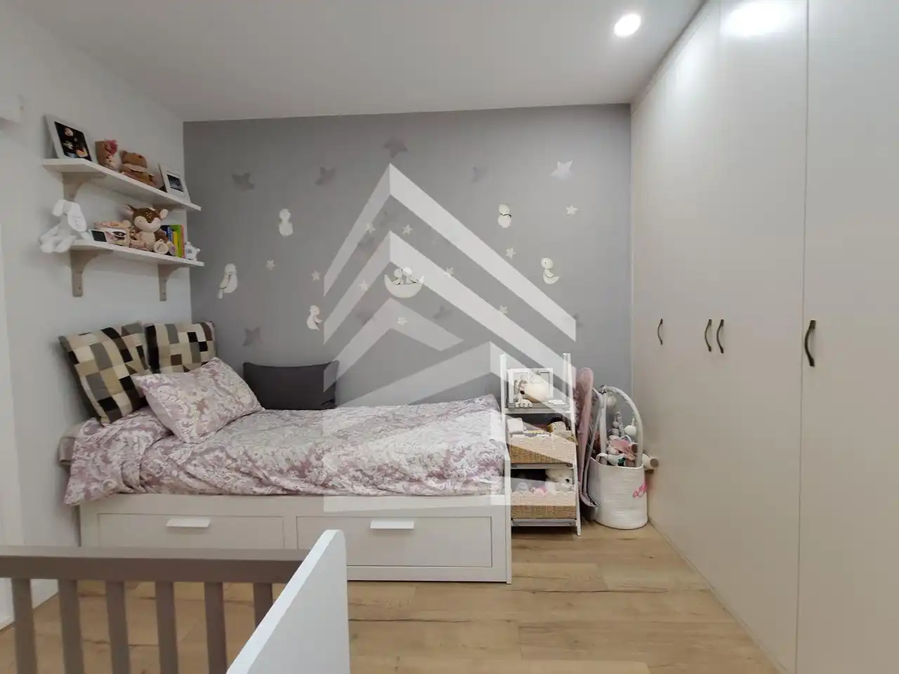 Schlafzimmer von Wohnung zum Verkauf in Barcelona mit Heizung, Parkett und Möbliert