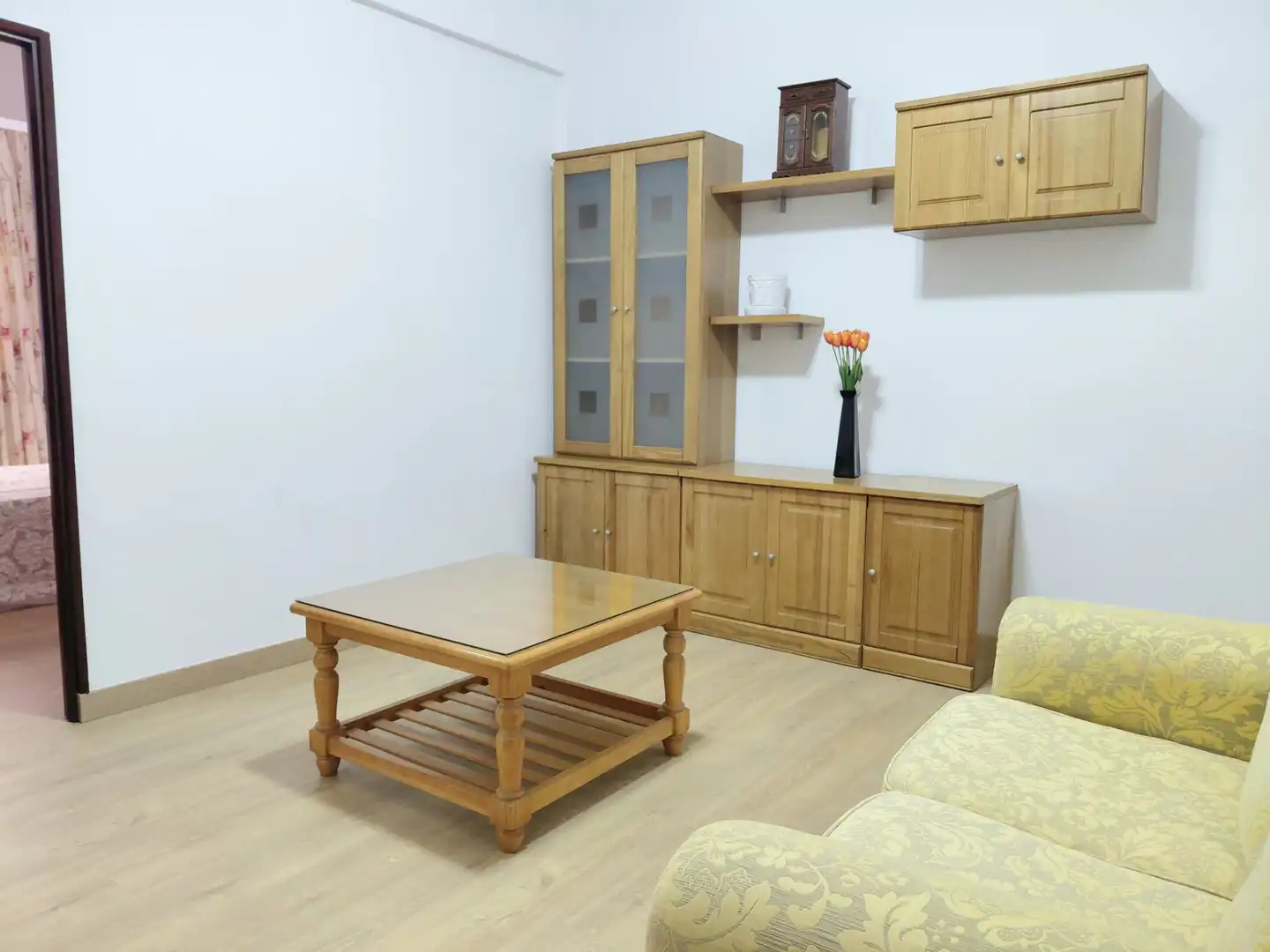 Sala de estar de Piso de alquiler en Las Palmas de Gran Canaria con Parquet, Amueblado y Lavadora