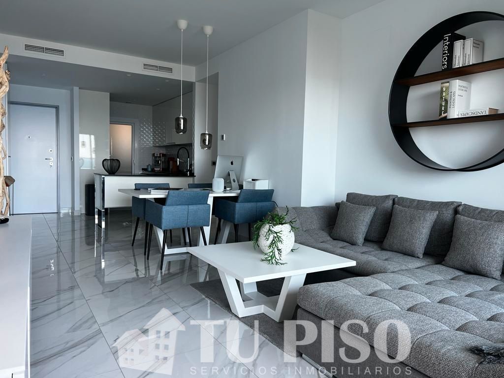 Living room of Flat for sale in Benidorm  with Air Conditioner, Heating and Private garden