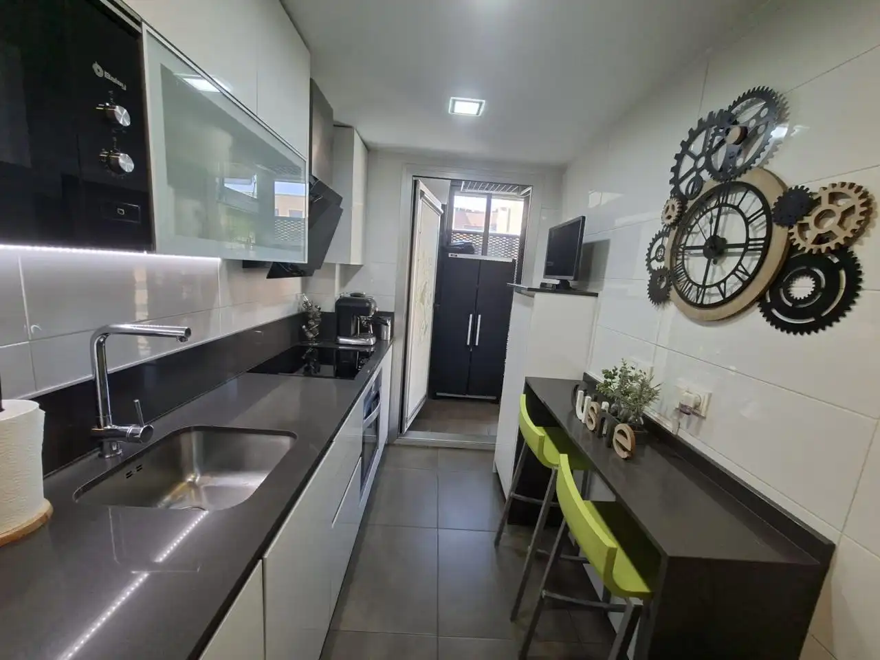 Kitchen of Flat for sale in Madrid  with Air Conditioner, Heating and Terrace