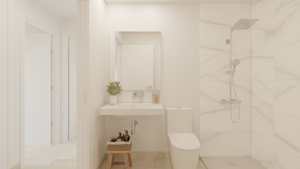 Bathroom of Apartments for sale in Estepona  with Community pool