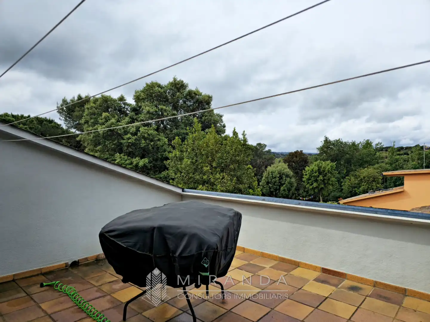 Terrassa de Casa o xalet en venda en Santa Maria de Palautordera amb Calefacció, Jardí privat i Parquet