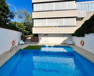 Swimming pool of Duplex for sale in  Madrid Capital  with Air Conditioner and Swimming Pool