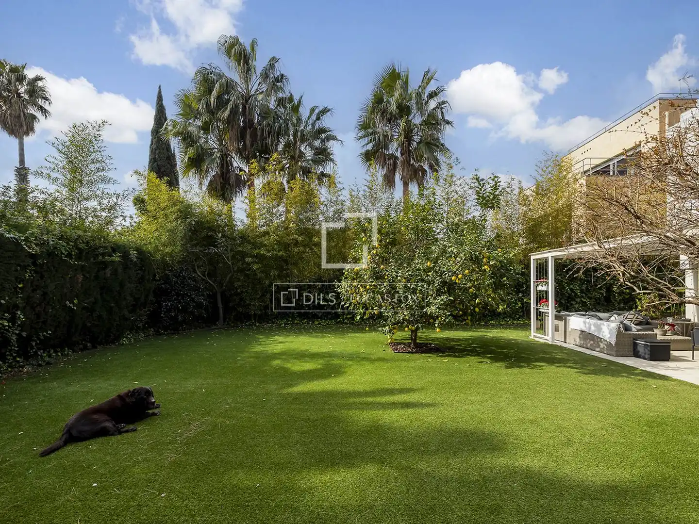 Jardín de Casa o chalet en venta en  Barcelona Capital con Aire acondicionado, Calefacción y Jardín privado