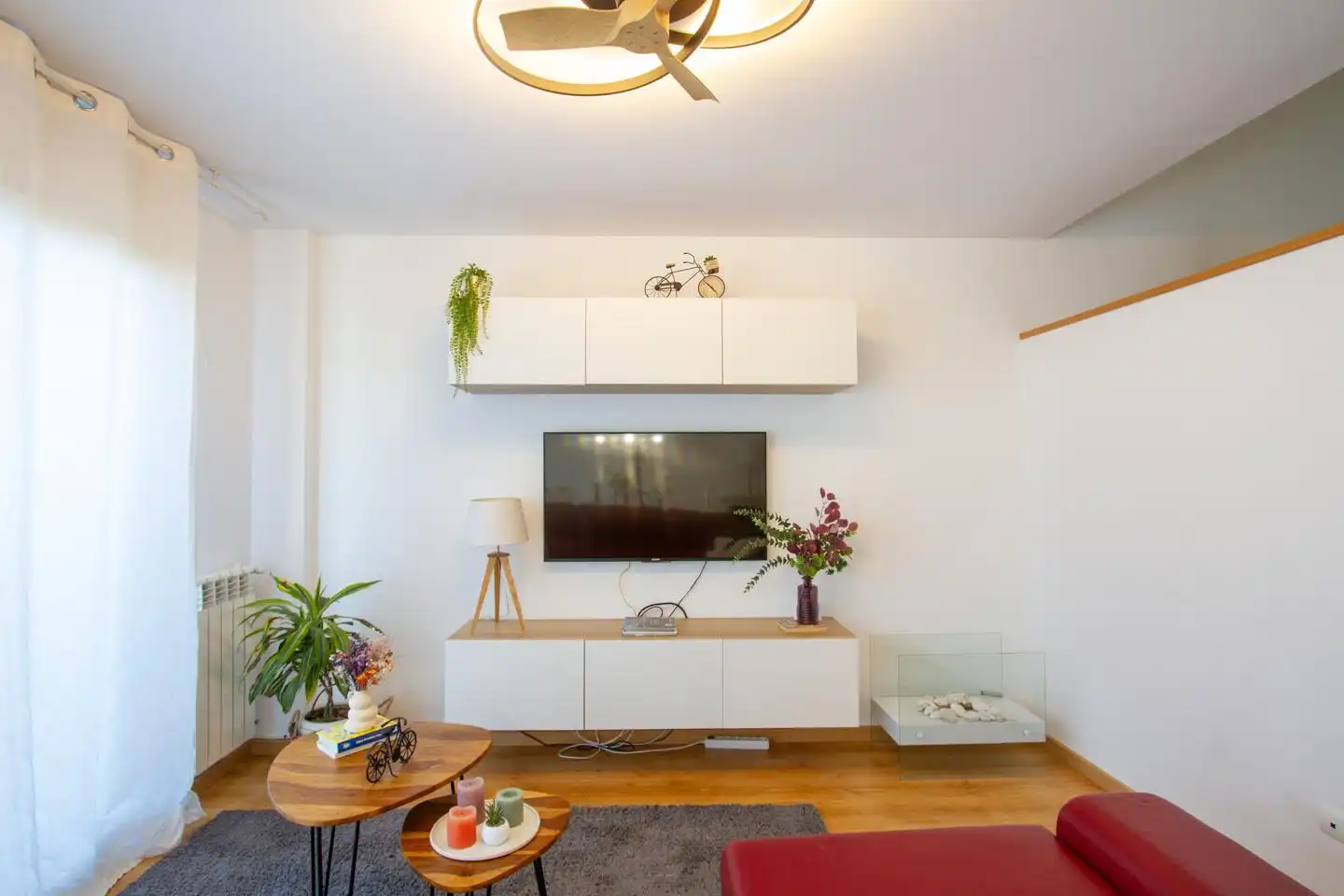 Sala de estar de Casa o chalet en venta en Aoiz / Agoitz con Jardín privado, Terraza y Amueblado