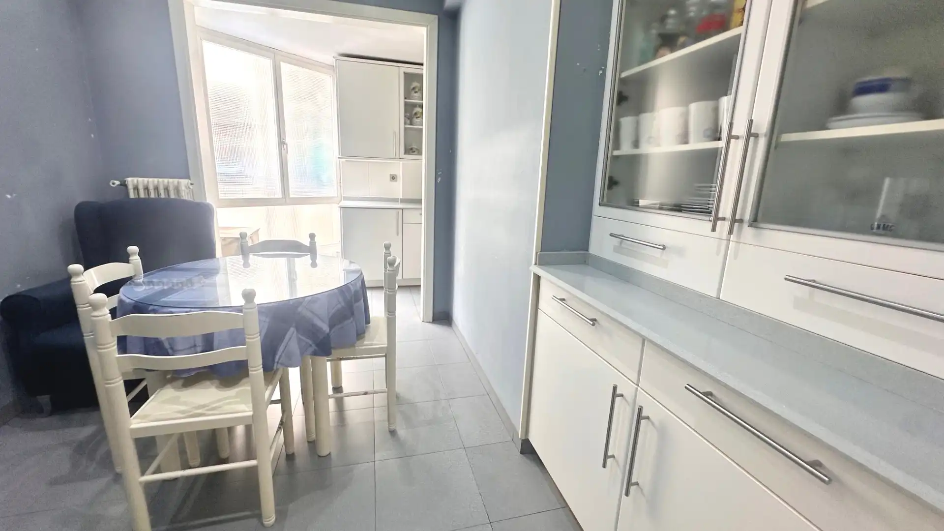 Cuina de Pis en venda en Bilbao  amb Calefacció, Parquet i Terrassa