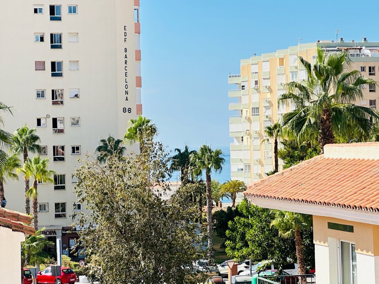 Exterior view of Single-family semi-detached for sale in Torrox  with Air Conditioner and Community pool