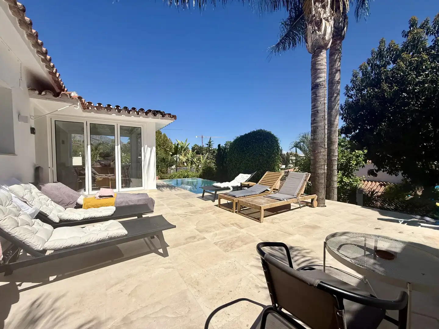 Terraza de Casa o chalet en venta en Marbella con Aire acondicionado, Jardín privado y Terraza