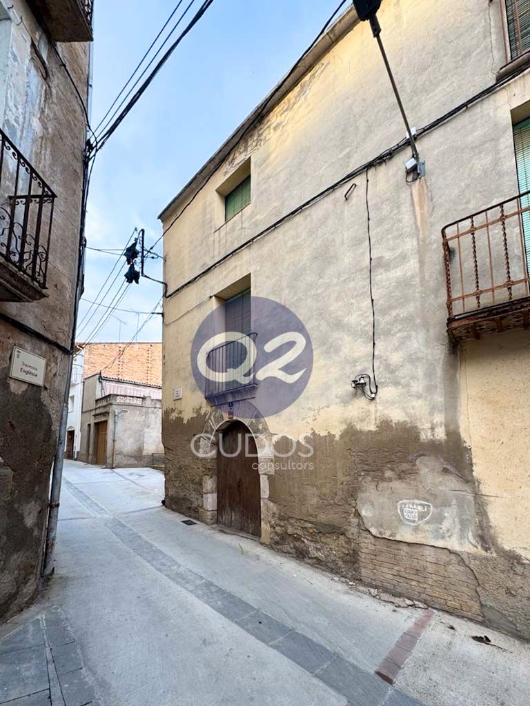 Exterior view of Single-family semi-detached for sale in Castelló de Farfanya