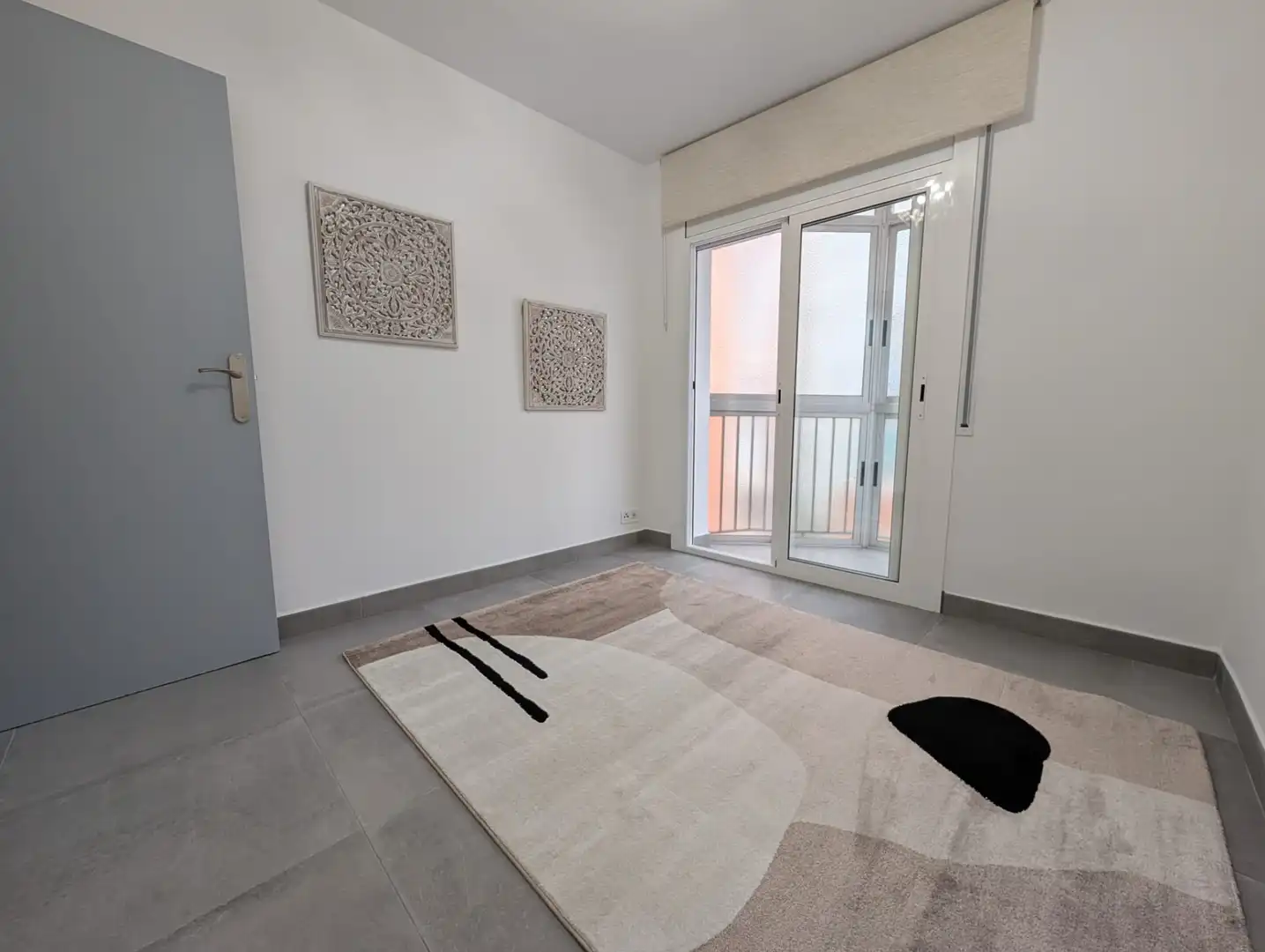 Bedroom of Attic for rent in Badalona  with Air Conditioner, Parquet flooring and Terrace