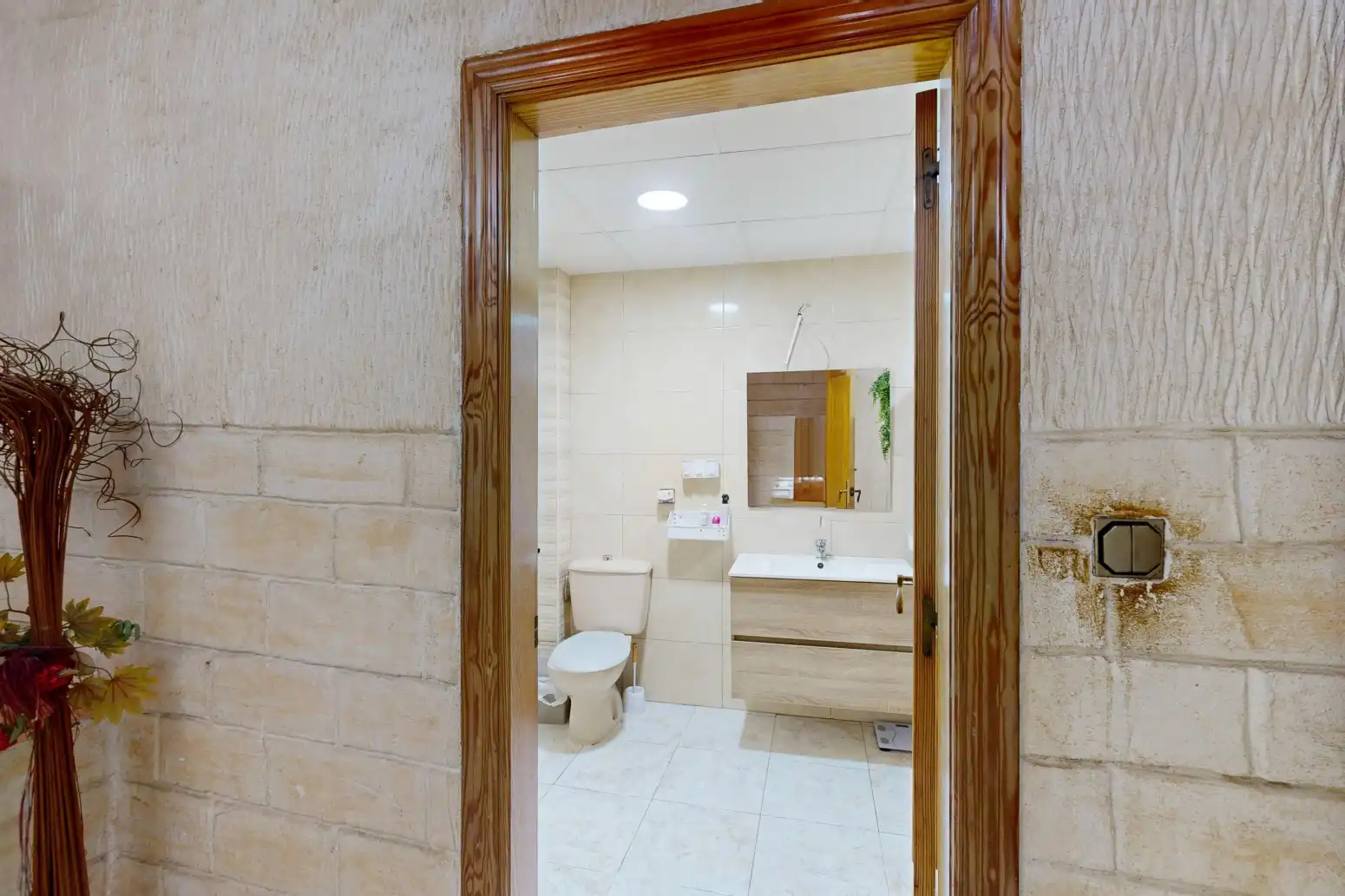 Bany de Casa adosada en venda en Cartagena amb Aire condicionat i Jardí privat