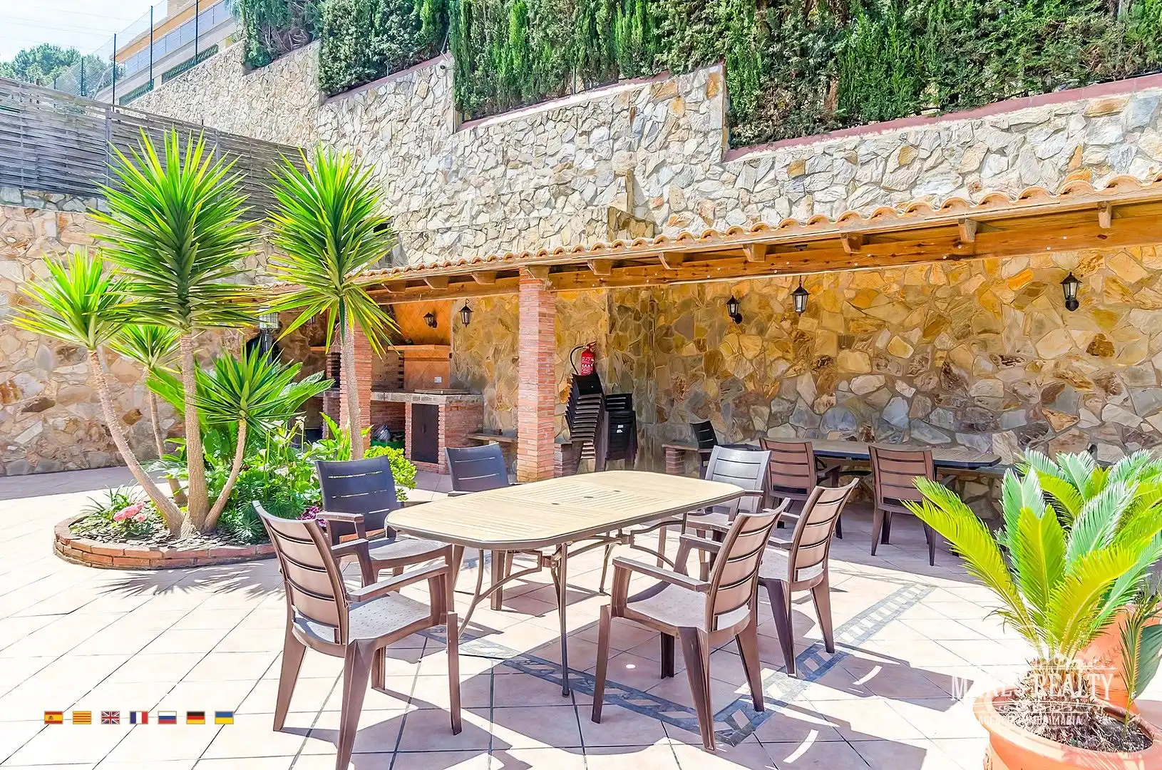 Terrassa de Casa o xalet en venda en Lloret de Mar amb Aire condicionat, Calefacció i Jardí privat
