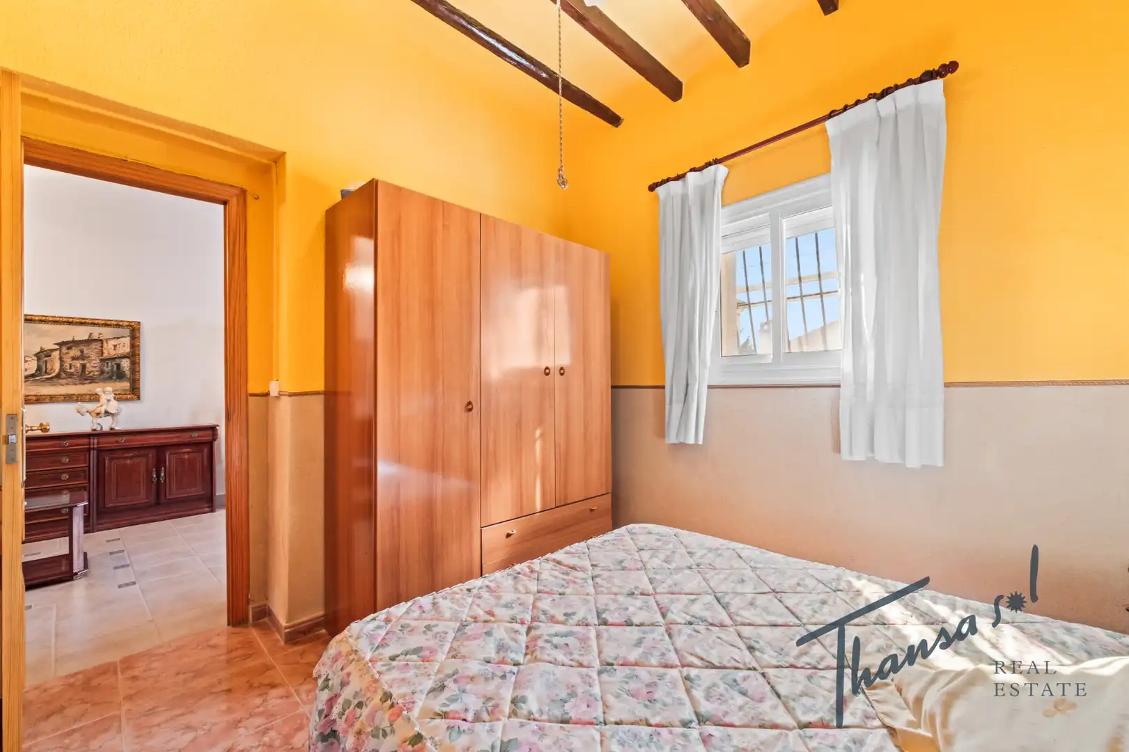 Dormitori de Casa adosada en venda en Alicante / Alacant amb Aire condicionat, Jardí privat i Terrassa