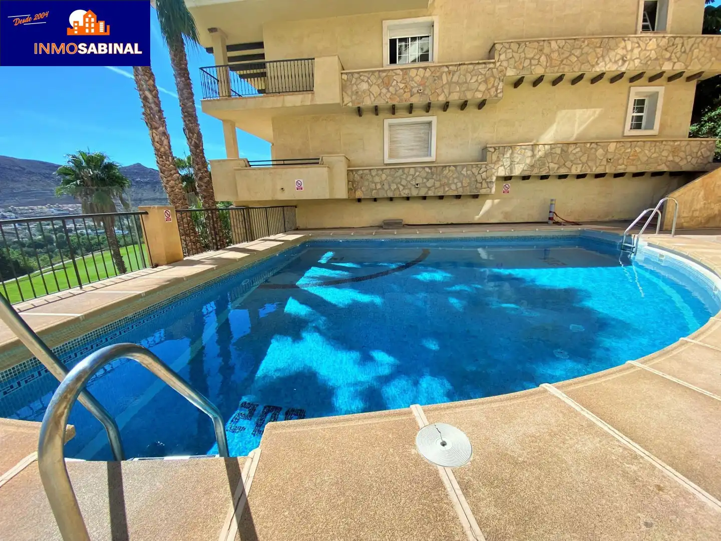 Piscina de Estudi en venda en Vícar amb Aire condicionat, Jardí privat i Terrassa