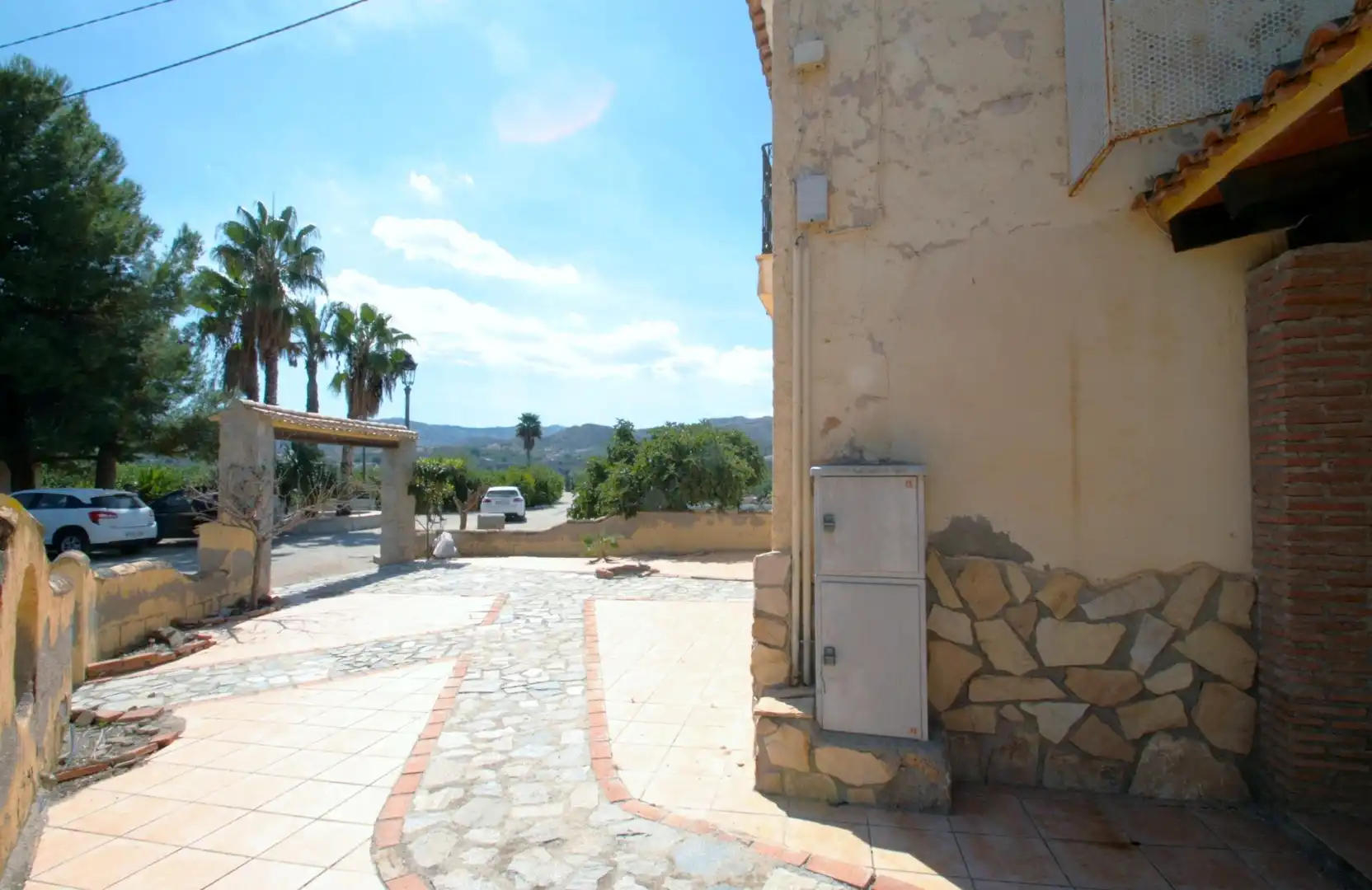 Vista exterior de Casa o chalet en venta en Cantoria con Jardín privado, Terraza y Piscina