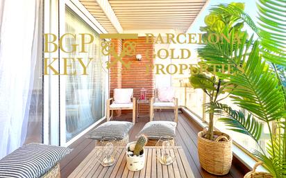 Terrace of Flat for sale in  Barcelona Capital  with Air Conditioner, Parquet flooring and Terrace