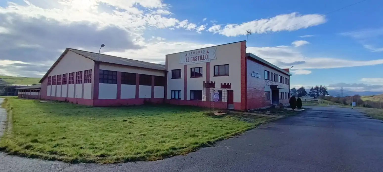 Außenansicht von Fabrikhallen zum Verkauf in Tineo