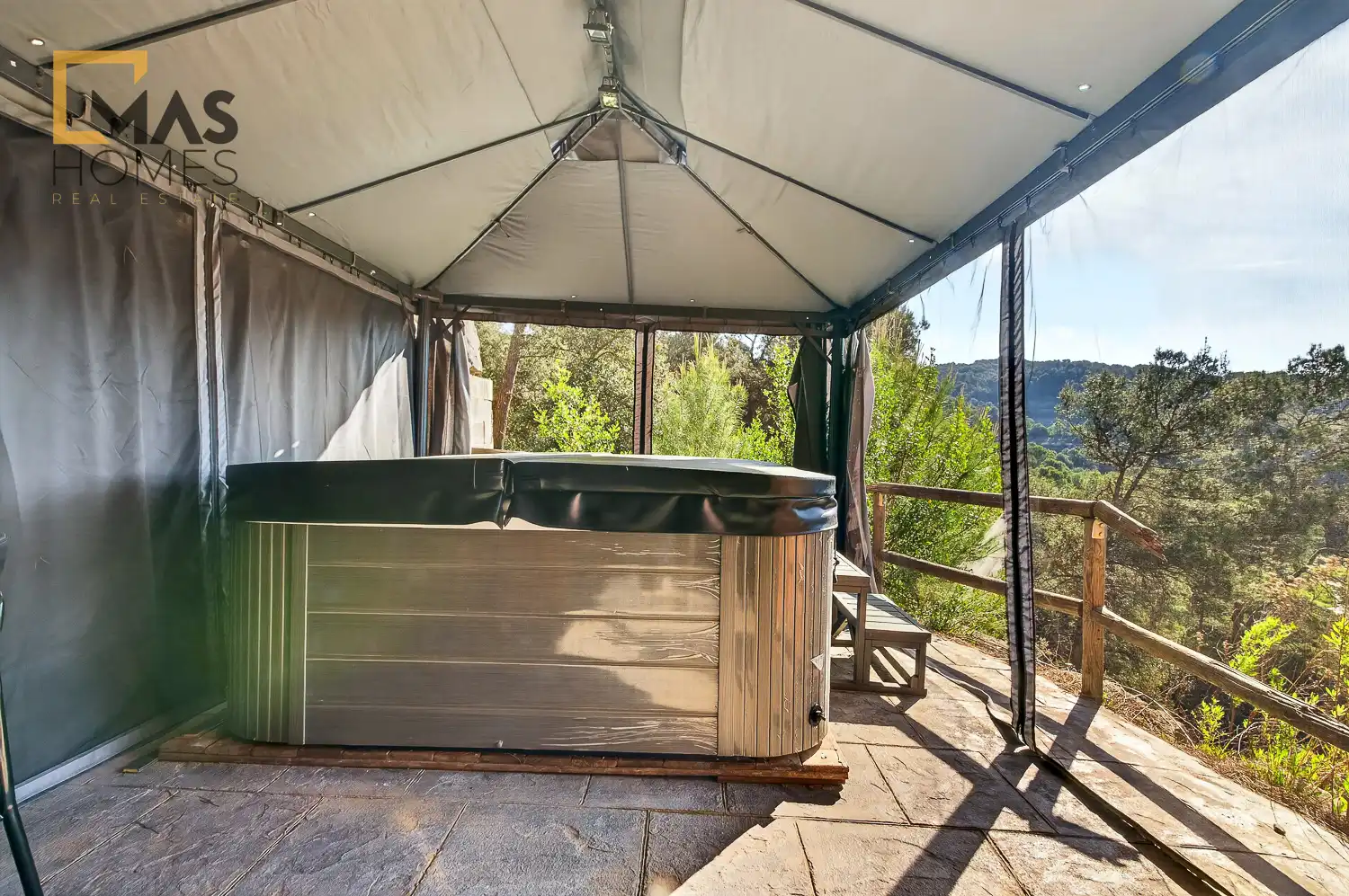 Terrassa de Casa o xalet en venda en Sant Llorenç Savall amb Aire condicionat, Calefacció i Jardí privat