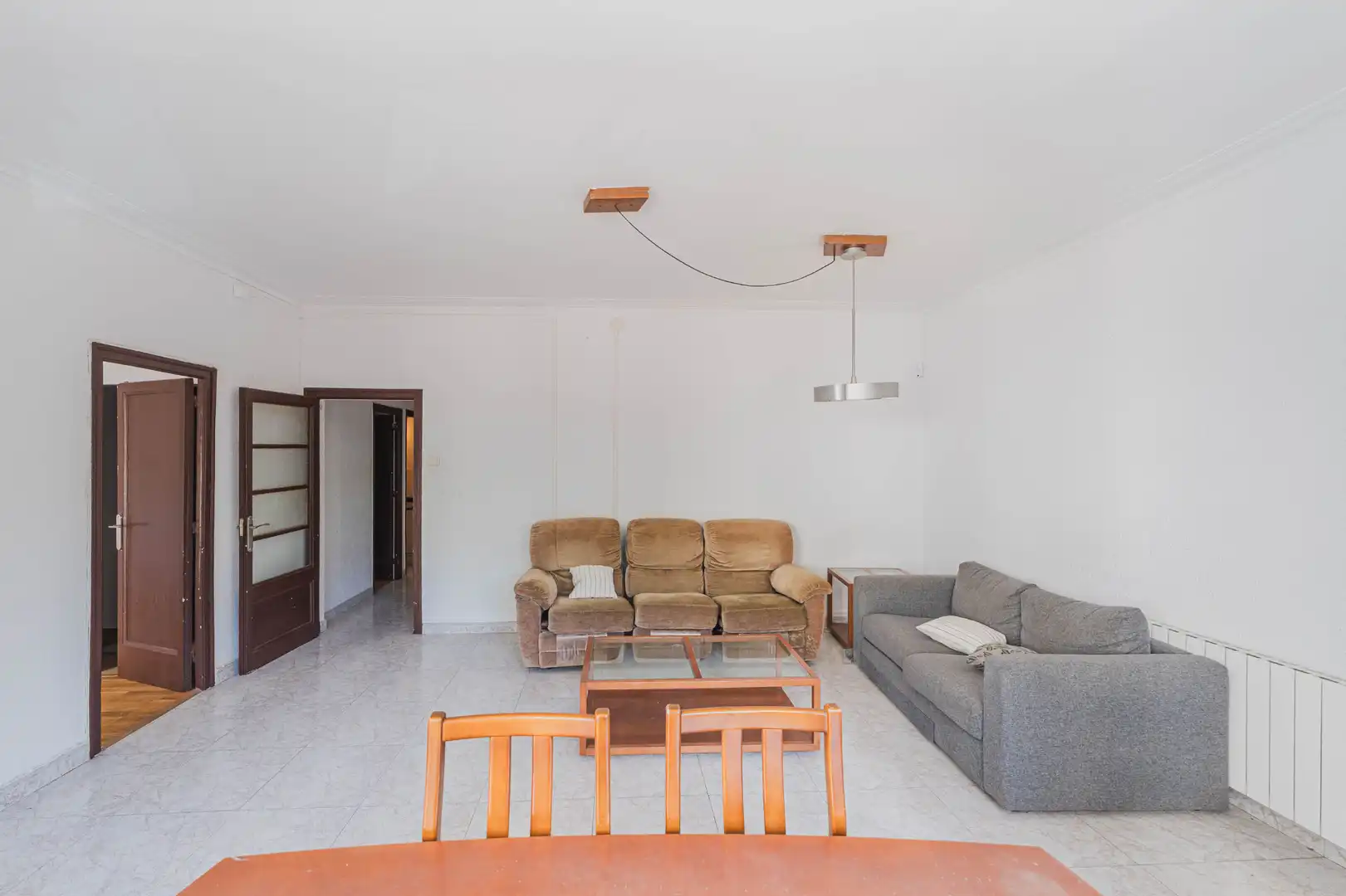 Sala de estar de Piso en venta en Barcelona con Calefacción, Parquet y Horno
