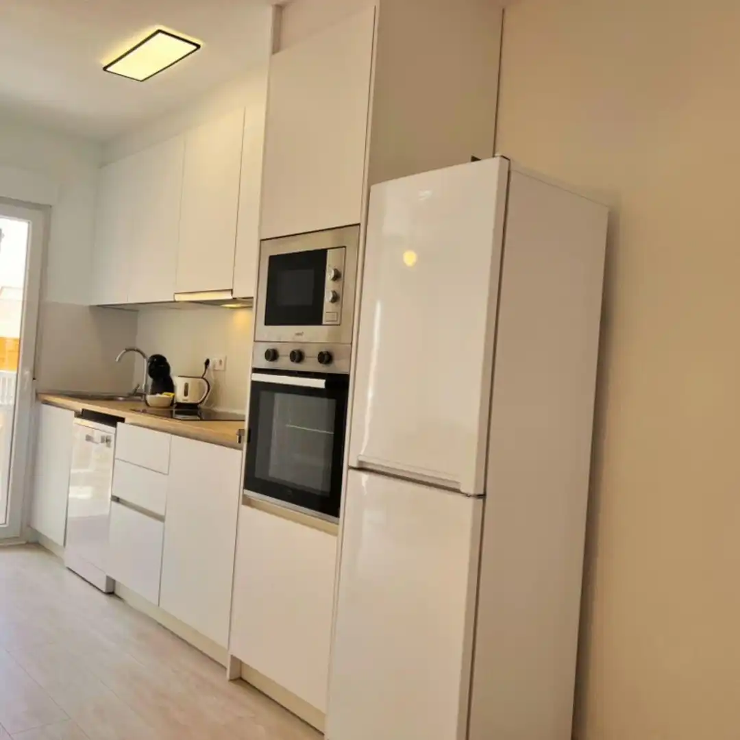 Cocina de Apartamento en venta en Los Alcázares con Aire acondicionado, Terraza y Amueblado