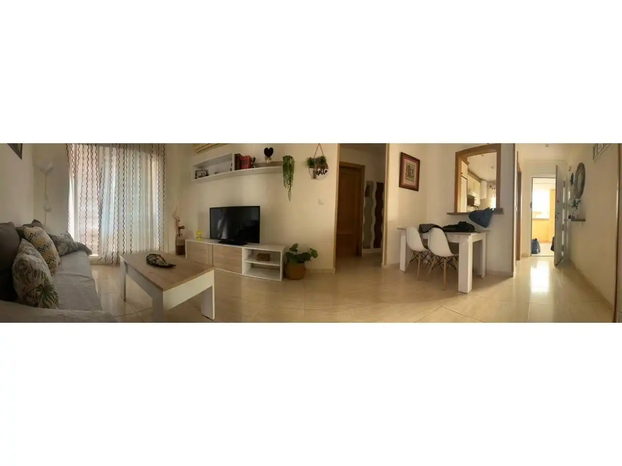 Living room of Flat for sale in Oropesa del Mar / Orpesa  with Air Conditioner, Terrace and Storage room